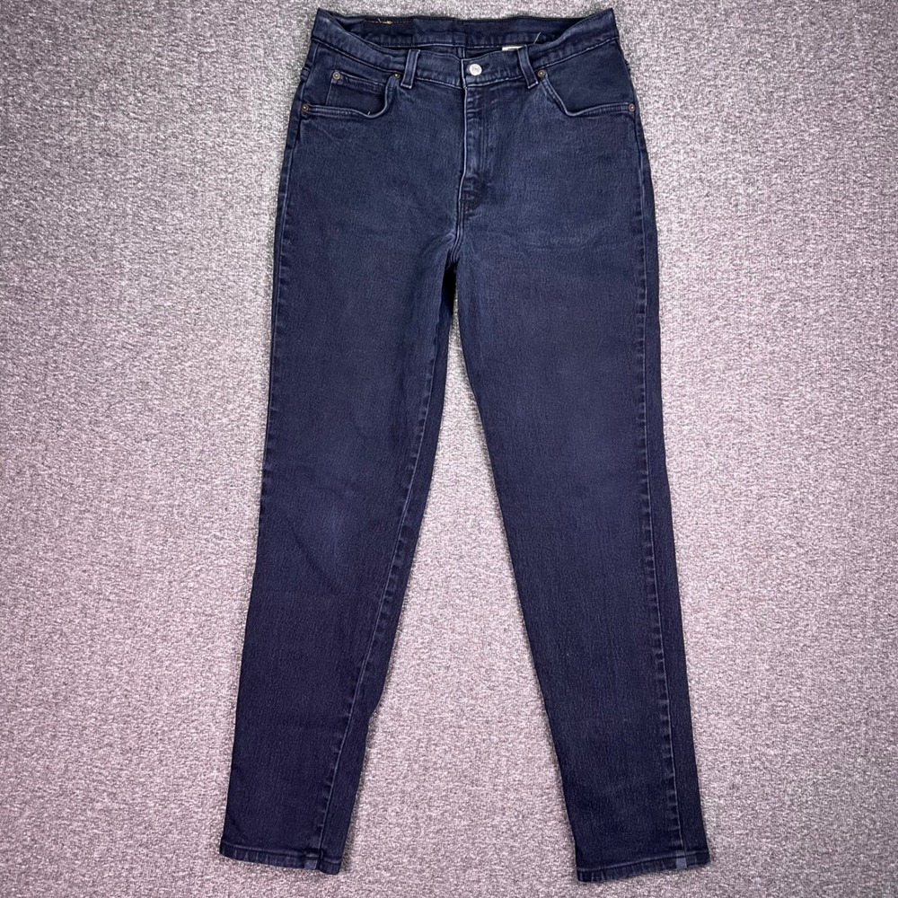 VTG 90s Levis 912 Jeans Womens 10 Black Grunge Orange Tab Slim Tapered High Rise